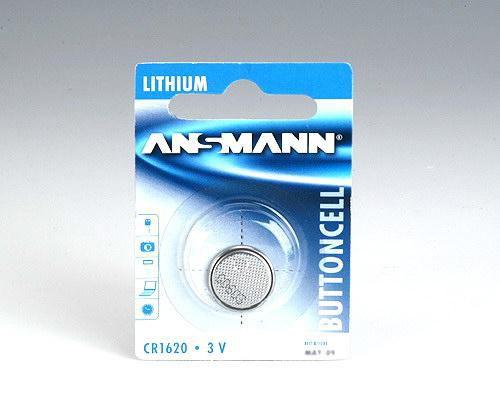 Batteria a bottone CR1620 Pila a bottone al litio ANSMANN CR1620 / 3 V