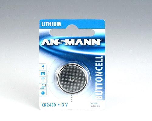 Batteria a bottone CR2430 ANSMANN tensione di 3 V blister da 1