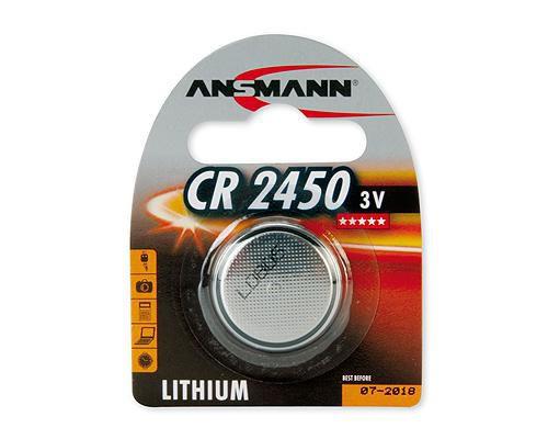 Batteria a bottone CR2450 ANSMANN tensione di 3 V blister da 1