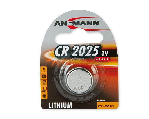 Batteria CR2025 ANSMANN a bottone 3V CR2025 al litio 1 pezzo
