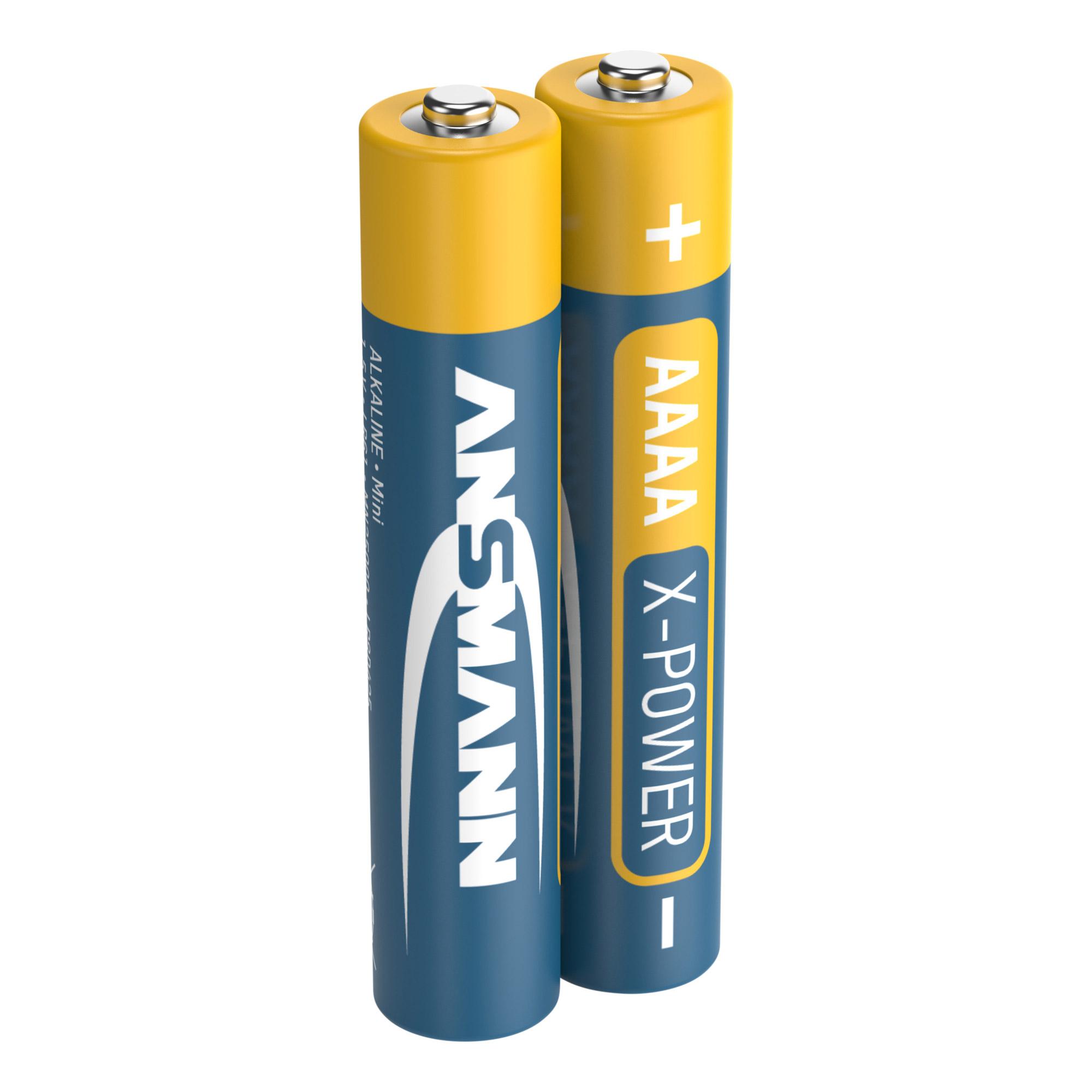Batteria AAAA ANSMANN X-Power 2x Mini Alcalina Premium