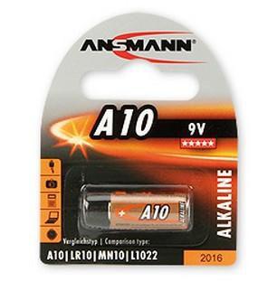 Batteria A10 / LR10 ANSMANN tensione di 9 V blister da 1