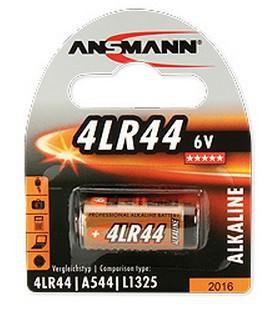 Batteria a bottone 4LR44 tensione di 6 V blister da 1