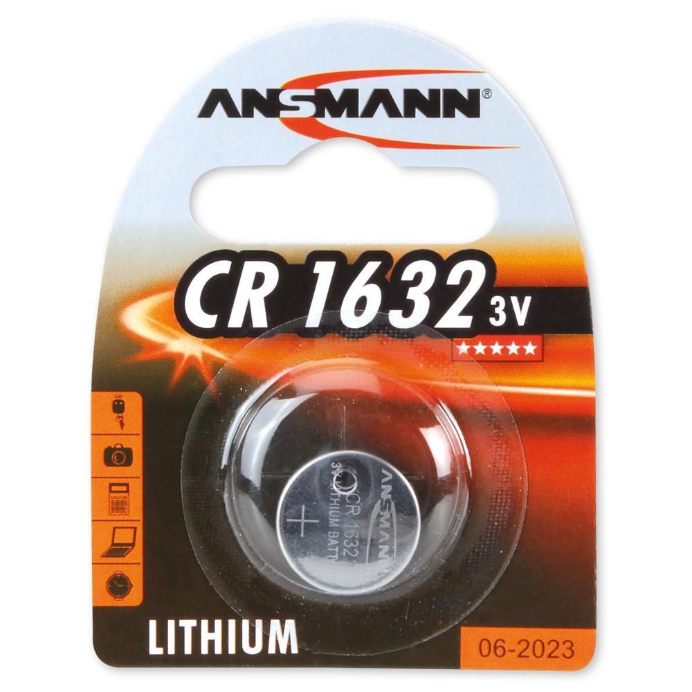 Batteria a bottone CR1632 ANSMANN tensione di 3 V 1 blister