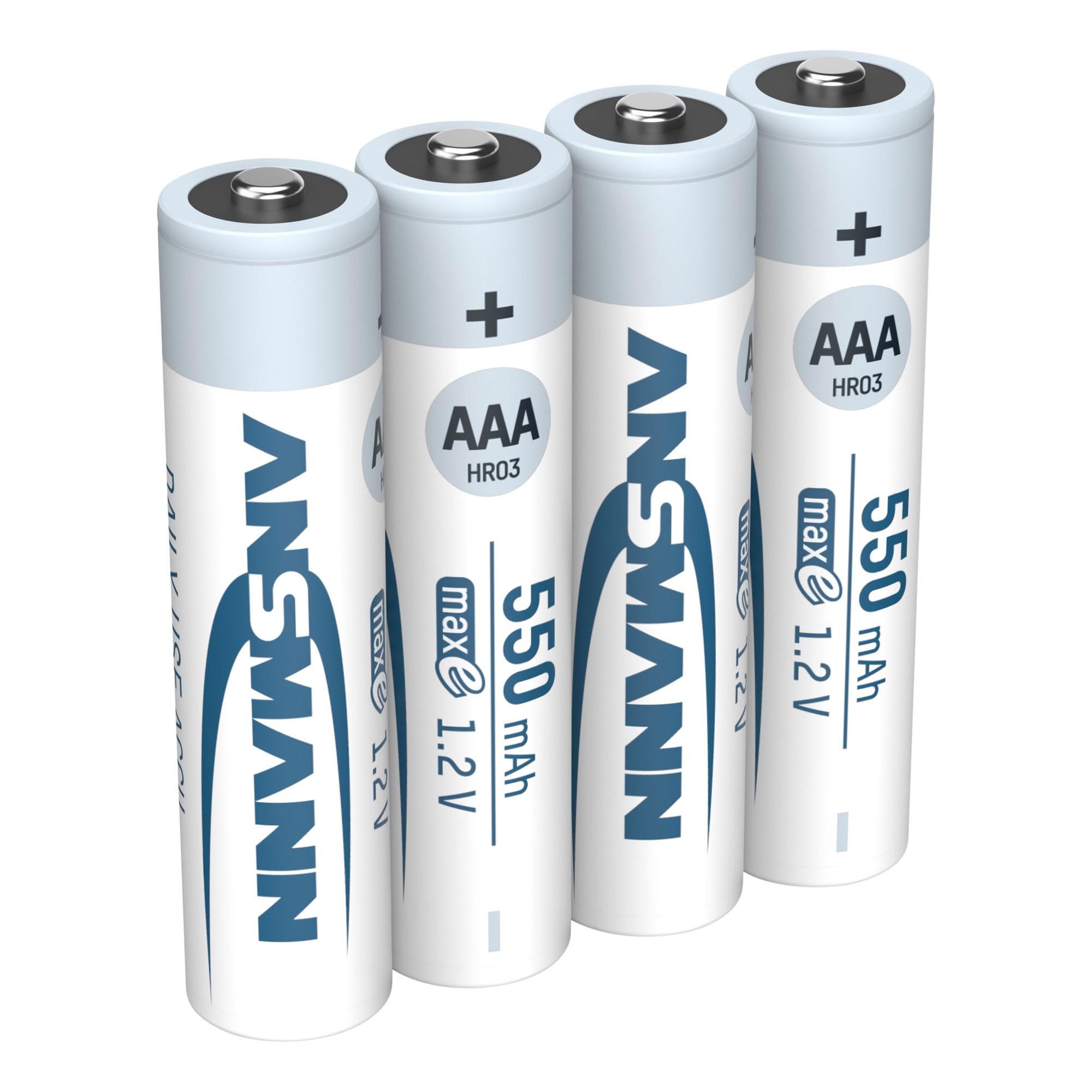 Batteria AAA ANSMANN maxE 550mAh 4 micro blister