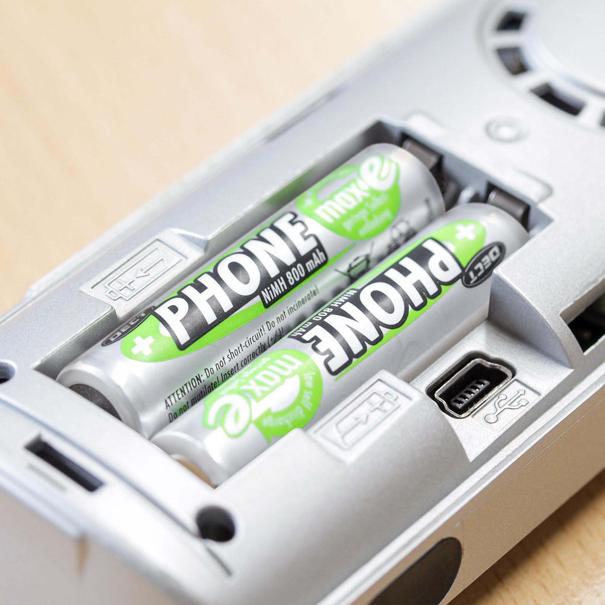 Batteria AA ANSMANN DECT 800mAh maxE 2 mignon HR6 12V 2 blister
