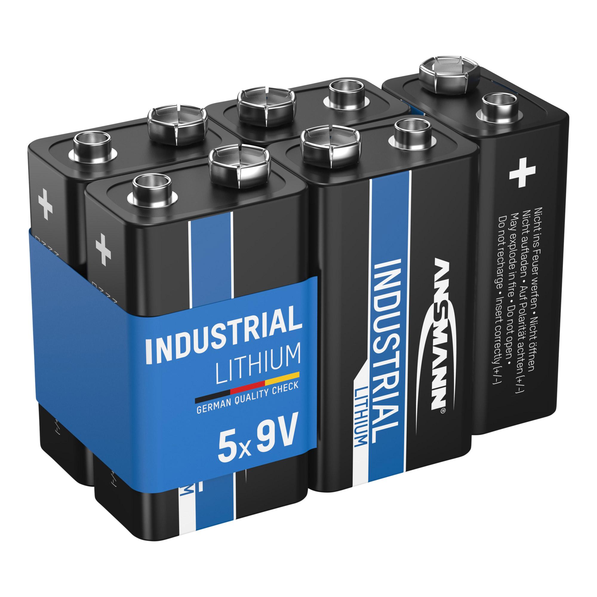 Batteria 9V Block E 1604LC scatola da 5