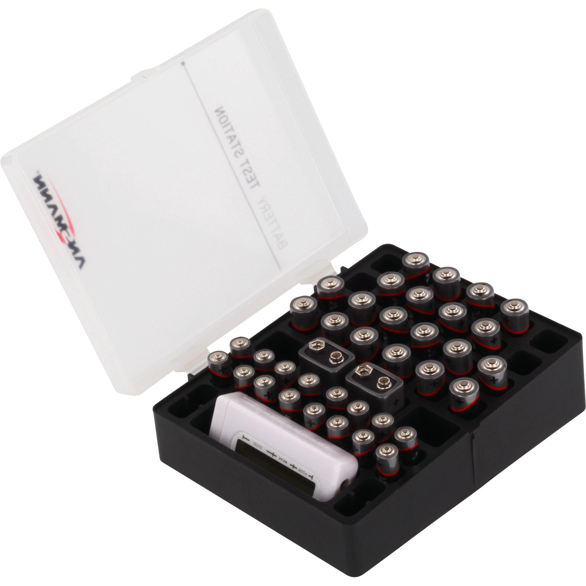Scatola batteria ANSMANN 48x scatola per un massimo di 35 batterie ricaricabili
