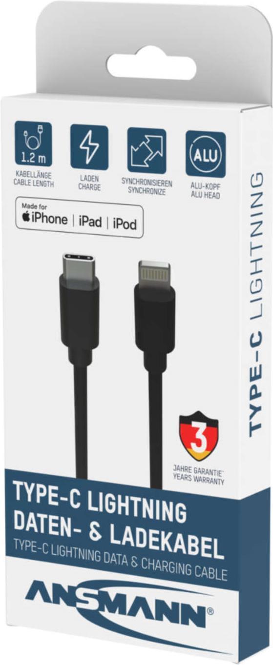 Ansmann 1700-0106 kabel til mobiltelef