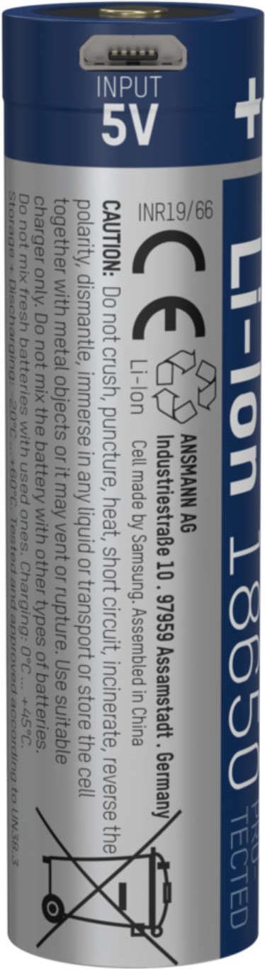 Batteria Li-Ion 18650...