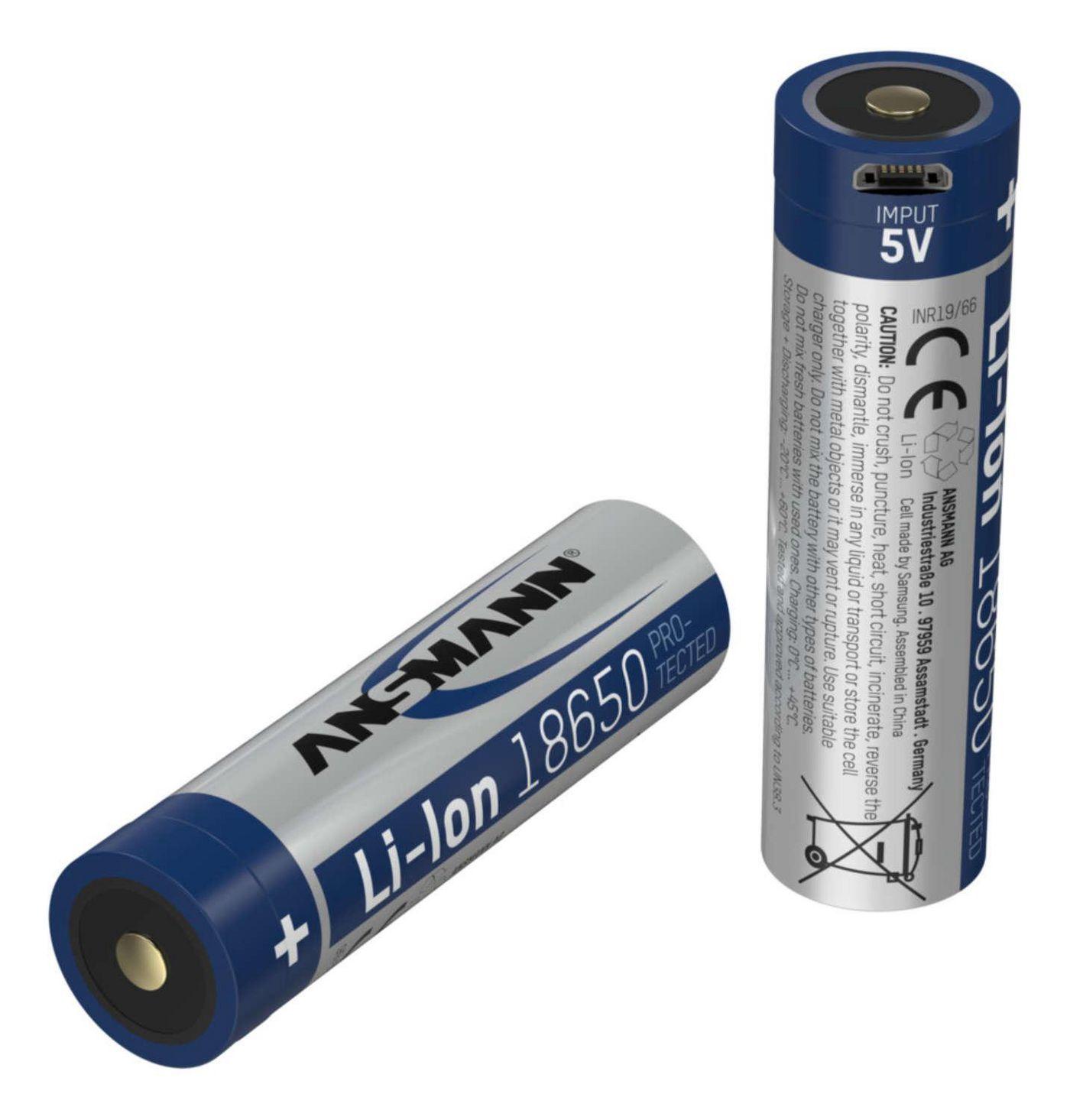 Batteria Li-Ion 18650...