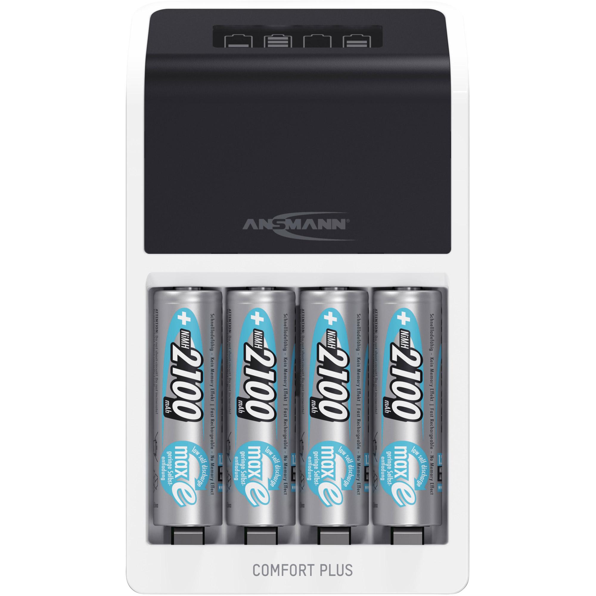 Caricabatterie ANSMANN Comfort Plus NiMH/NiCD 4x AA 2100mAh