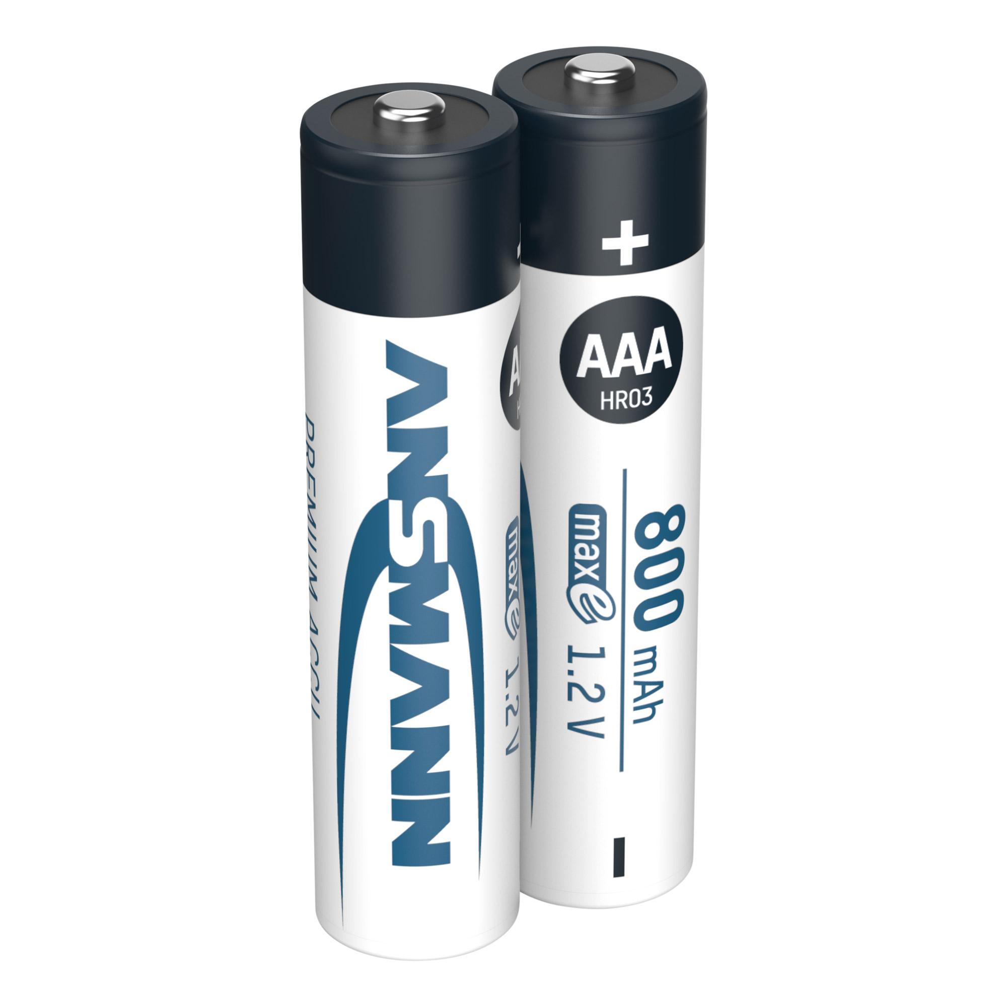 Batteria AAA ANSMANN maxE 800mAh 2 micro blister