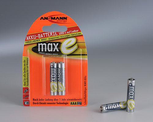 Batteria AAA ANSMANN maxE 800mAh 2 micro blister