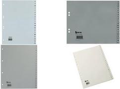 Rexel artst.reg.a4 20tlg.a -z ueberb - indice del registro alfabetico - polipropilene (pp) - Grau - A4 - Germania - 246 mm (252