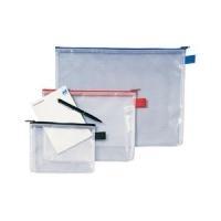 Rexel Meshbag Zipper A4 - Black - Black - Transparent - PVC - A4 - 360 x 25 mm (1300260)