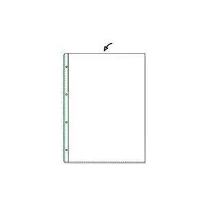 Standard di copertura del prospetto Hetzel, A4, PVC, goduto, foglio morbido da 0,095 mm, laterale e superiore aperto, perforazi