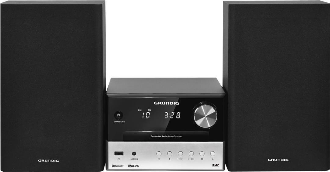 Grundig CMS 3000 BT DAB+ Microsistema audio per la casa 30 W Nero, Argento