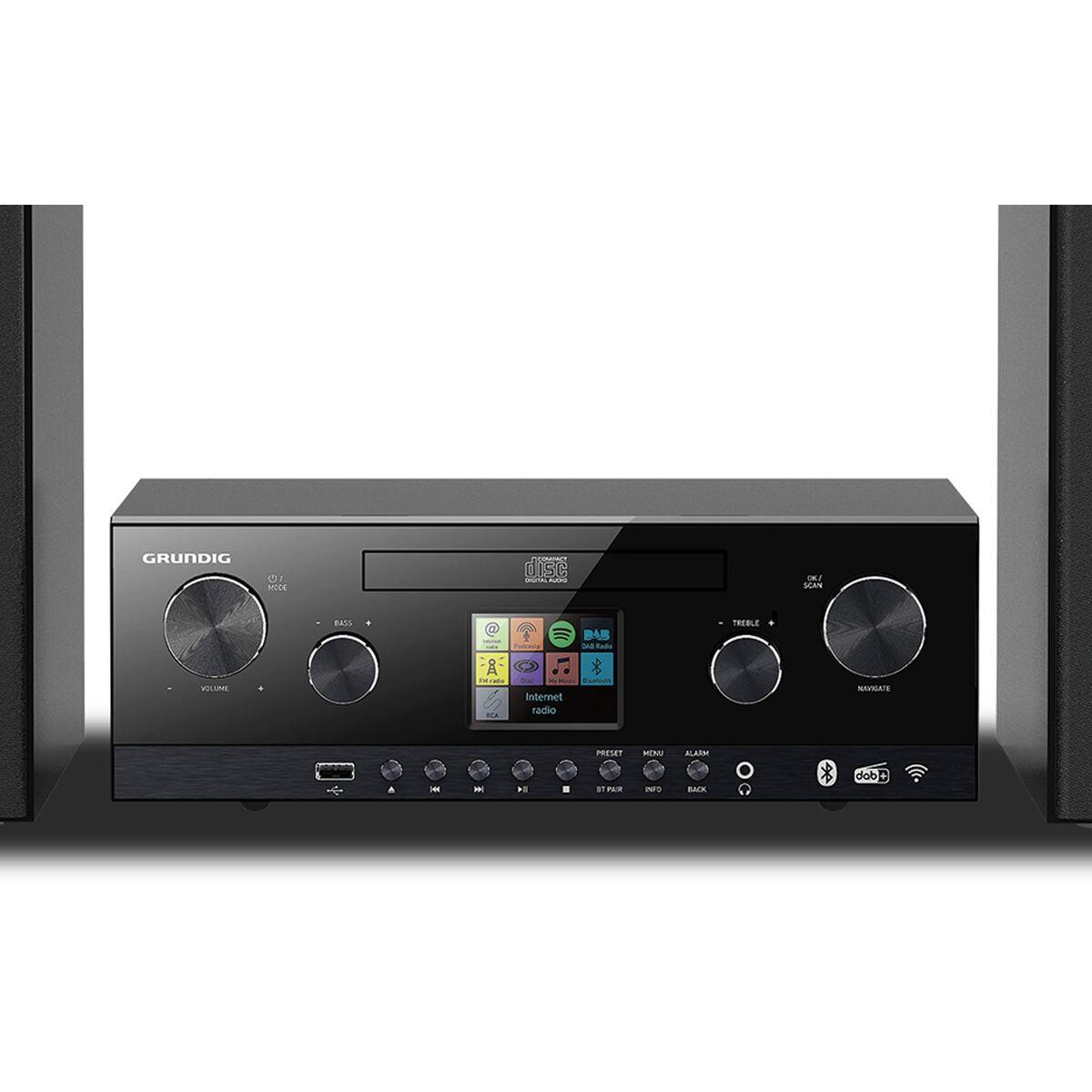 Impianto stereo radio Internet Grundig CMS 5000 BT DAB+ WEB nero