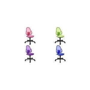 Sedia di illuminazione per bambini Topstar "Open Art Junior", Regolazione dell'altezza del sedile in coda rosa / rosa con speci