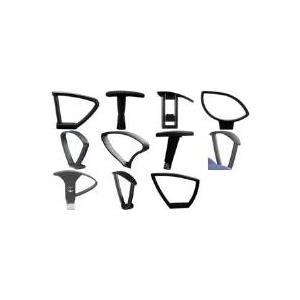 Braccioli Topstar modello tipo "Q3" rigidi 1 paio nero plastica per Ergo Point SY (7112)