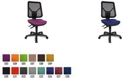 Topstar brohnzroschnh sedile sedile 430-510mm nero con vertebre lombari senza braccioli (AN800G200)