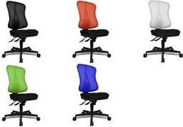 Topstar broschrhrschhl "head point sy" copertura nera / blu 100 % poliestere regolazione dell'altezza del sedile Stepless - 1 r