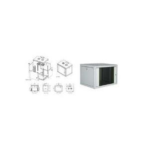 DIGITUS Professional Line DN-19 07U-6/6 - Custodia - adatta per il montaggio a parete - Grigio RAL 7035 - 7U - 483 cm (19")