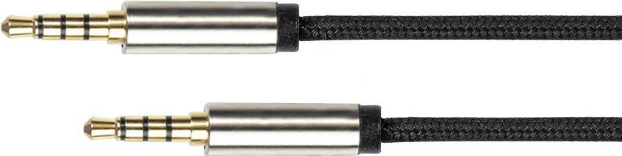 PYTHON Cavo jack da 3,5 mm di alta qualitÃƒÂ  a 4 pin pz./pz. 0,5 m