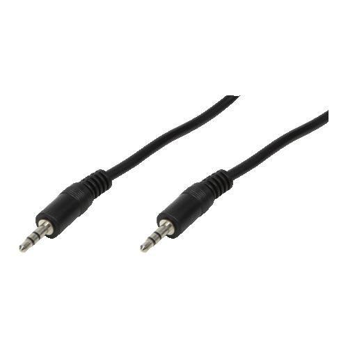 LogiLink 3.5mm - 3.5mm 1m cavo audio Nero (LogiLink CA1049)