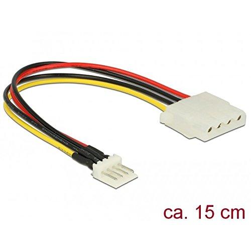 Delock - Alimentatore - Alimentazione interna, 4 -pin (W) a 4 -pin Plug di alimentazione mini (M) - 5/12 V - 15 cm (85456)