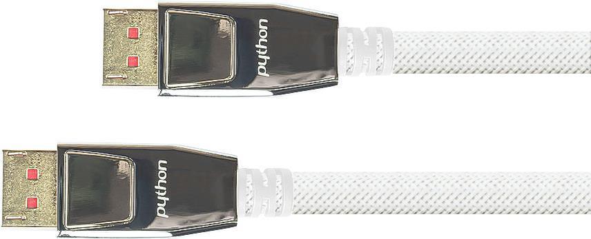 DisplayPeptPating Cable DisplayPort 1.4 8K / UHD-2 60Hz spina in metallo completo contatti placcati in oro OFC intrecciata in n