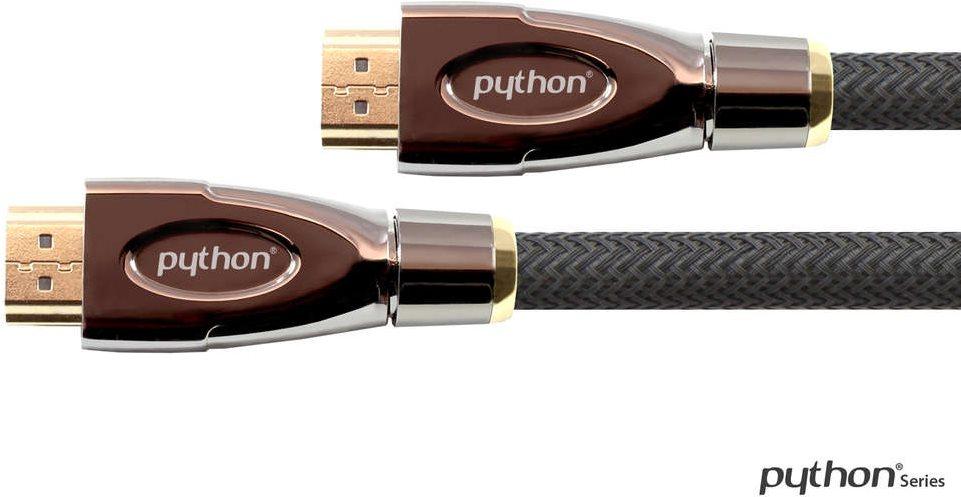 Cavo di collegamento HDMI ad alta velocità con Ethernet 4K2K / UHD contatti placcati oro OFC treccia di nylon nero 15 m serie