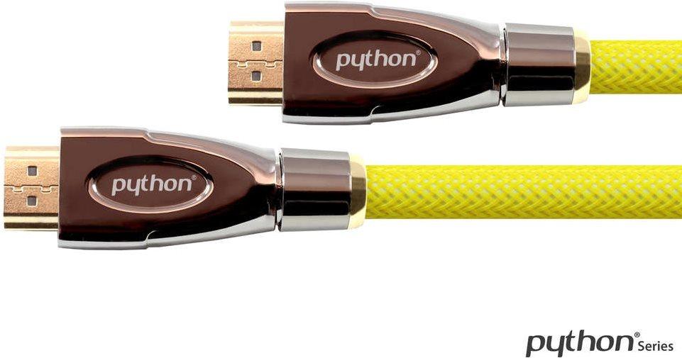 Cavo PYTHON HDMI 2.0 1.5m Ethernet 4K*2K UHD placcato oro OFC giallo