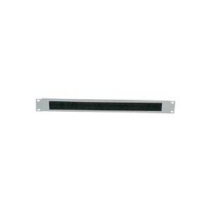 Logilink - Apertura del rack con spazzola per cavo per tutto - Grigio chiaro, RAL 7035 - 1U - 48,3 cm (19 ") (OrCEB1G)
