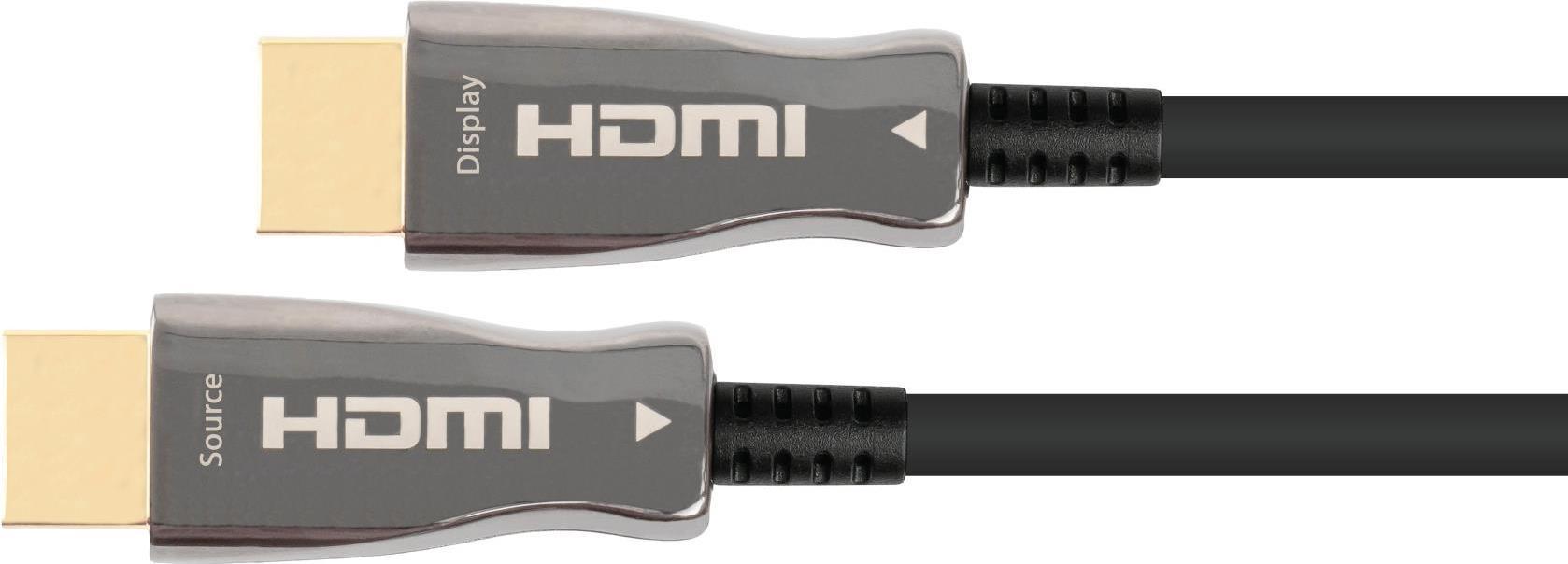 Cavo HDMIÃ‚Â® 2.1 ibrido ad altissima velocitÃƒÂ  PYTHON AOC 8K @ 60Hz nero 50 m