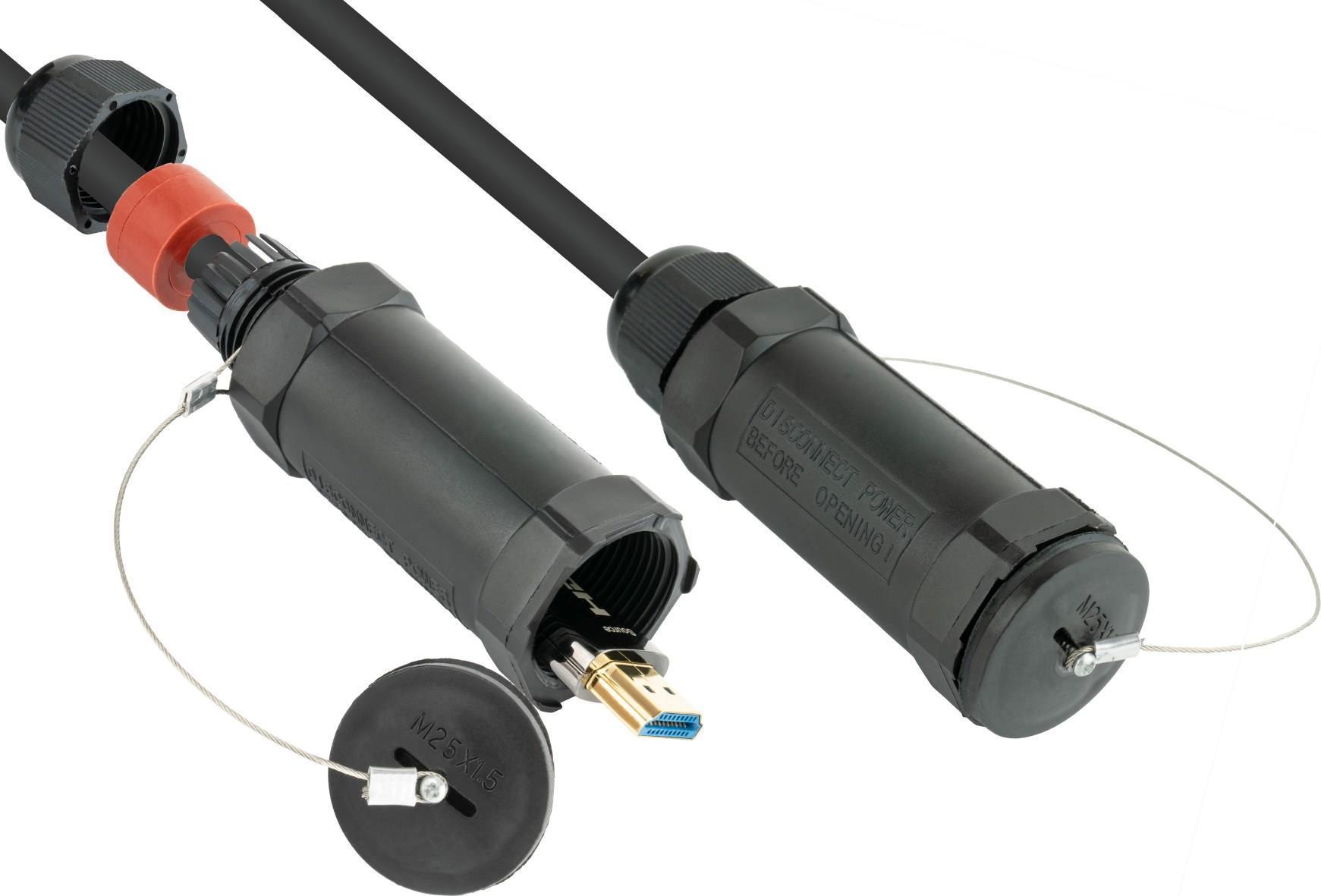 PYTHON AOC ibrido ad alta velocitÃƒÂ  HDMIÃ‚Â® 2.0b con armatura in acciaio 4K @60Hz nero 50 m