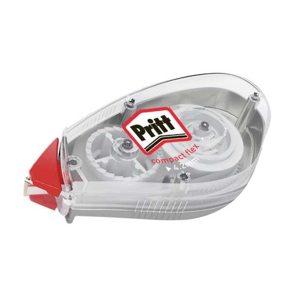 PRITT CASE CORRETTIONE - TIPPA FLESSIBILE - CORREZIONE MORSE E CLECA - CORREZIONE IN DUE SENSE - Misura 4.2 mmx10m