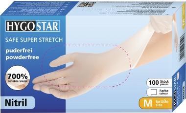 Guanti monouso HYGOSTAR XL bianchi SUPER STRETCH SICURI