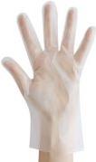 Glove TPE Hygostar Allfood Thermosoft, L, Lunghezza trasparente: 270 mm, liscio, impermeabile, igienico, senza polvere, - 1 pez