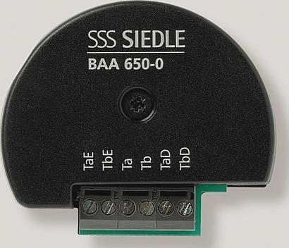 Siedle BAA 650-0 - Black - Siedle - 0 - 40 C (200032255-00)