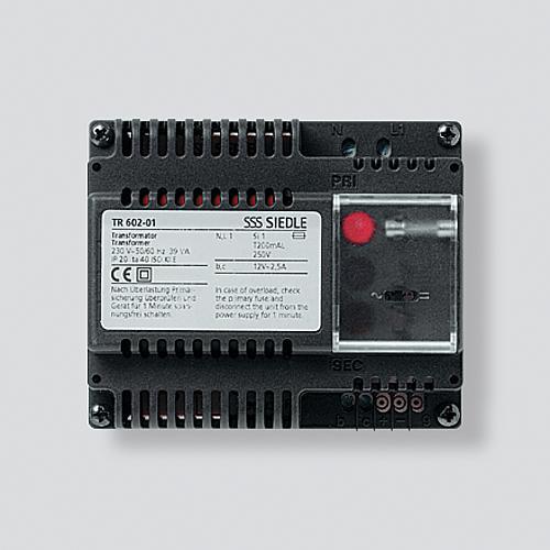 Siedle TR 602-01 - Alimentazione - Black - Siedle - 0 - 40 C - CE - 107 mm (200033600-00)