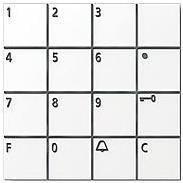SIEDLE COM 611-02 W - Tastiera - Wei - Siedle - 140 Ma - 99 mm - 27 mm (200036516-00)