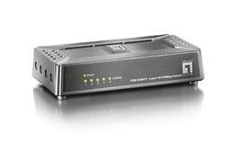 LevelOne FSW-0508TX switch di rete Non gestito Fast Ethernet (10/100) Nero Grigio