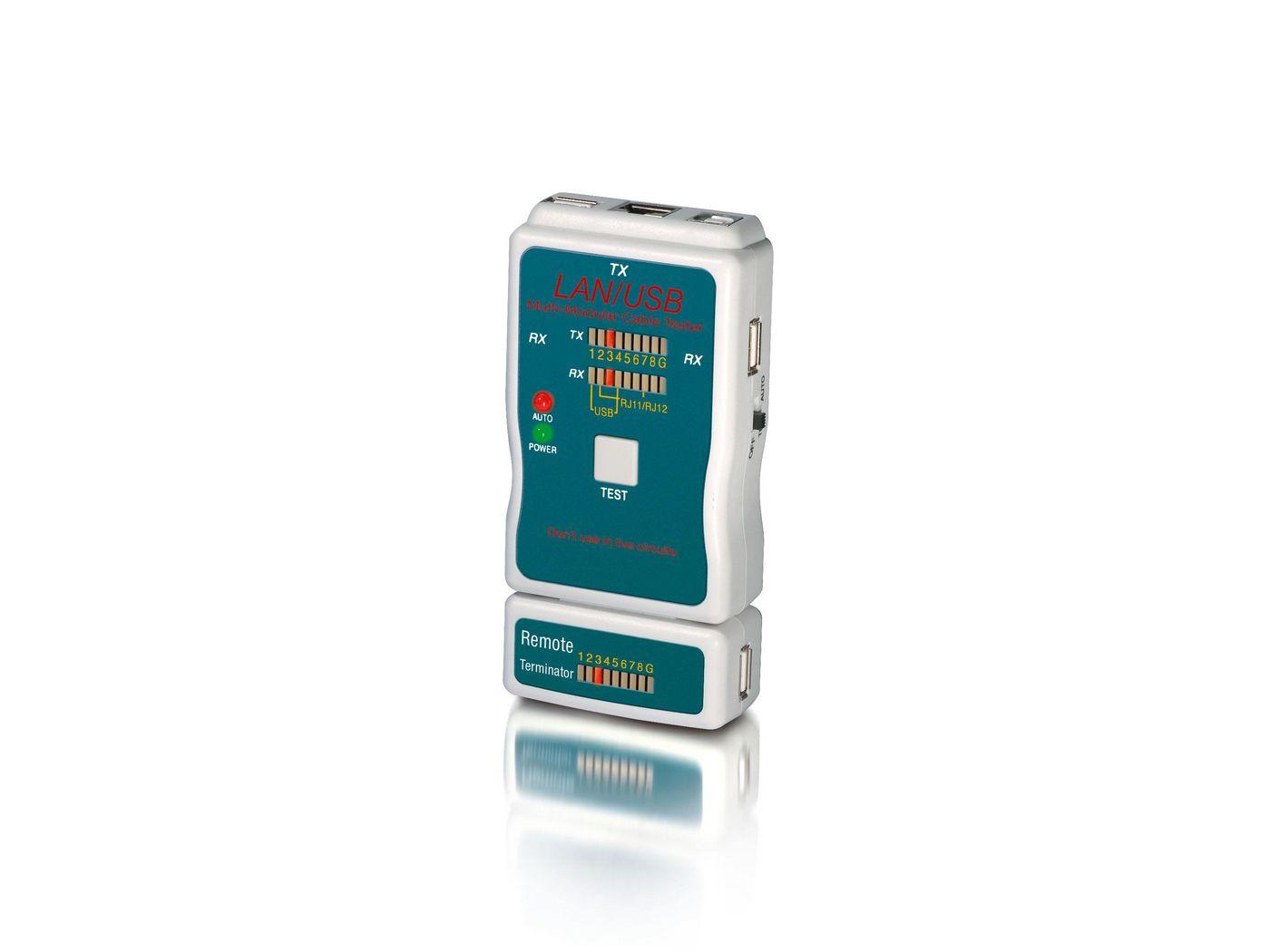 Equip 129964 tester per cavo di rete Verde Grigio