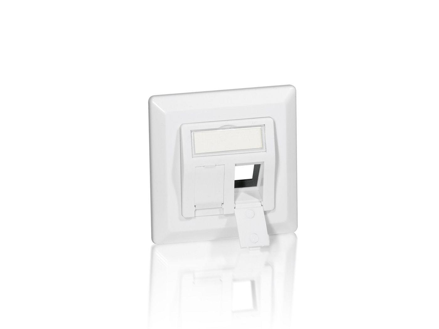 Equip 761303 Placca copripresa e copri interruttori Bianco