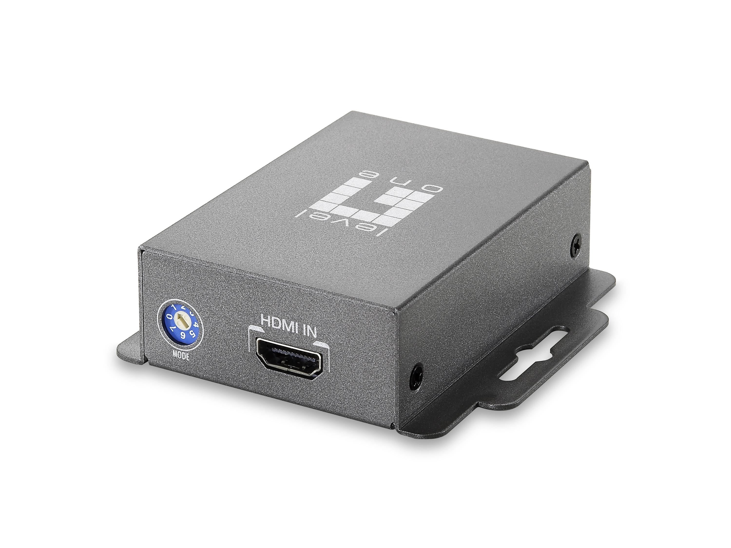 LevelOne HVE-9001 moltiplicatore AV Trasmettitore AV Grigio