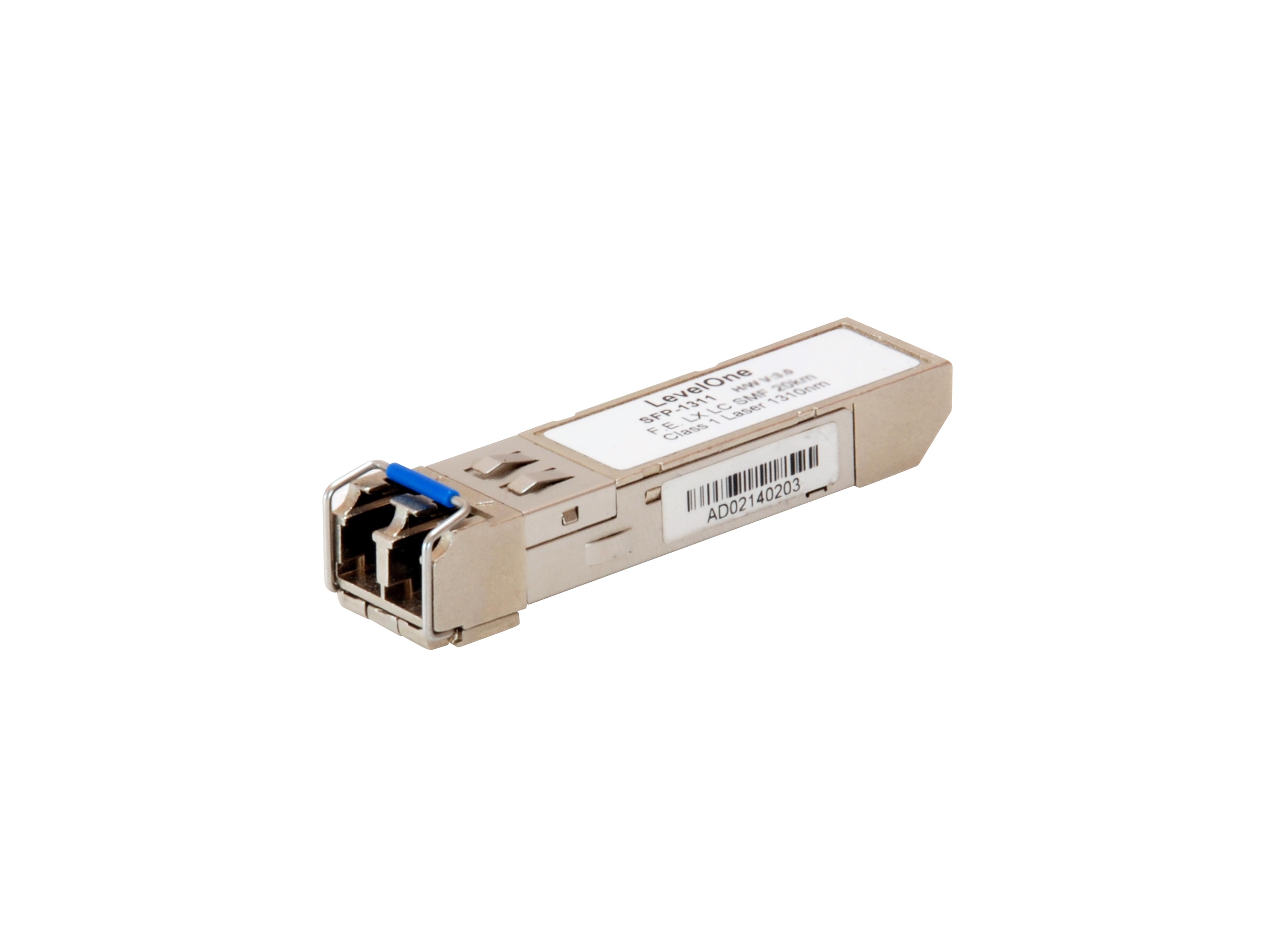 LevelOne SFP-1311 modulo del ricetrasmettitore di rete Fibra ottica 155 Mbit/s 1310 nm