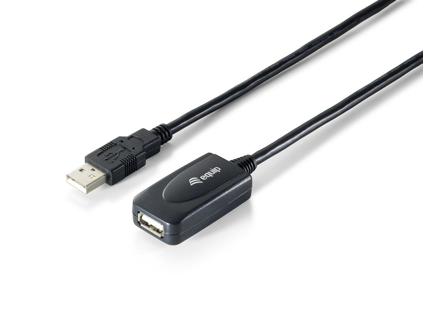 Equip 133336 cavo USB 5 m USB 2.0 USB A Nero