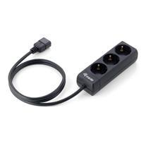 Equip 333280 prolunghe e multiple 11 m 3 presa(e) AC Nero